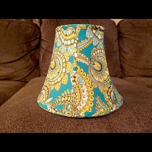 Vera Bradley peacock lamp shade